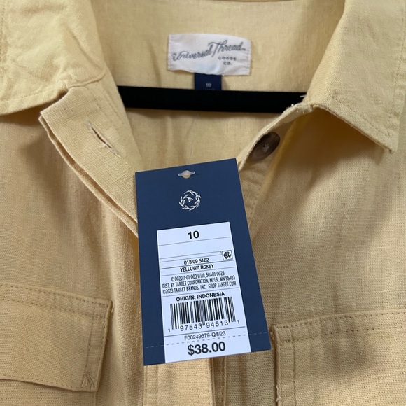 Universal Thread Light Yellow Jumpsuit - Picture 3 of 3